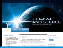 Tablet Screenshot of judaismandscience.com